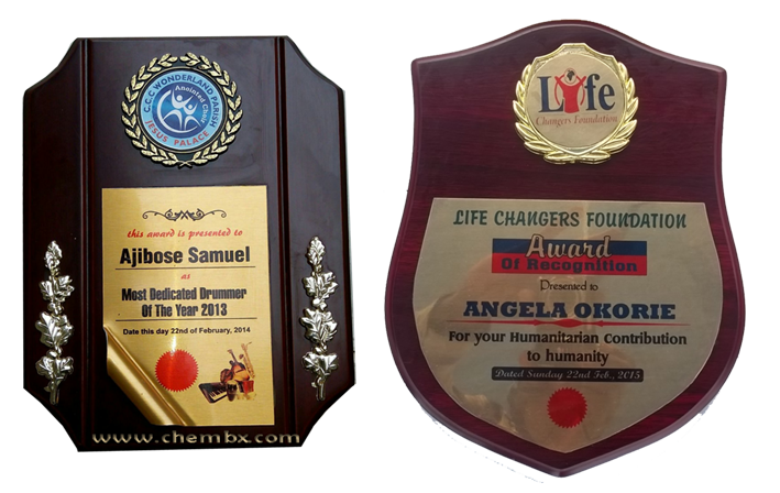 expert in producing wood award plaque for recognition in festac lagos abuja nigeria